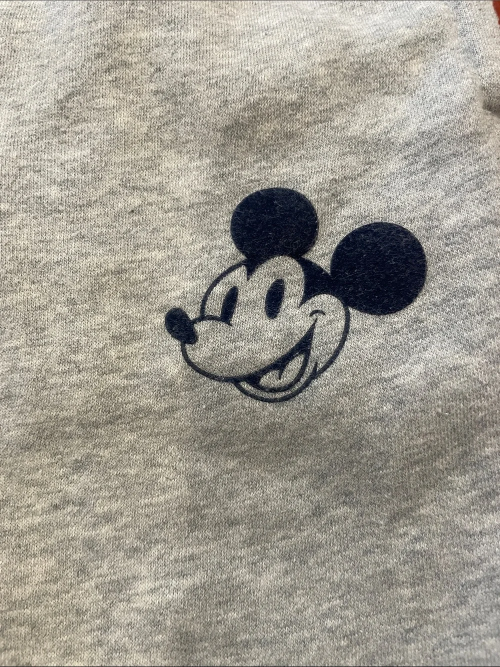 GAP Teal Mickey Mouse Sweatshirt and Gray Joggers Set